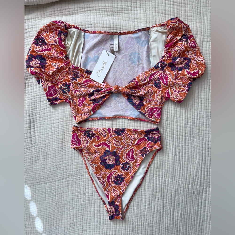 NWT small swim bottoms and top